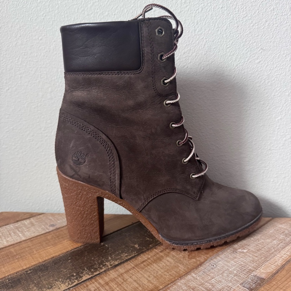 Timberland Glancy Boot in Dark Brown Nubuck - Picture 14 of 14
